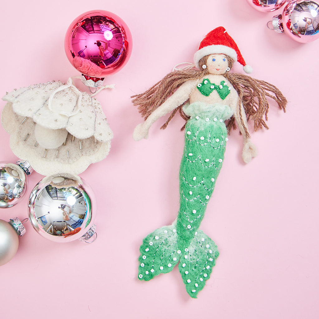 Christmas Mermaid Ornament Light