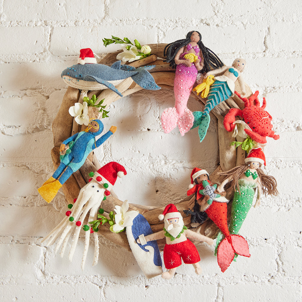 Christmas Mermaid Ornament Light