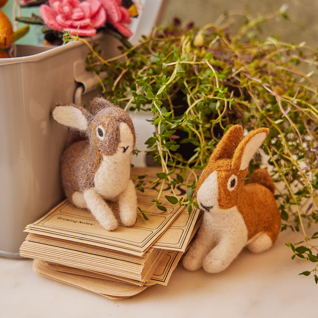 Copper Bunny Ornament