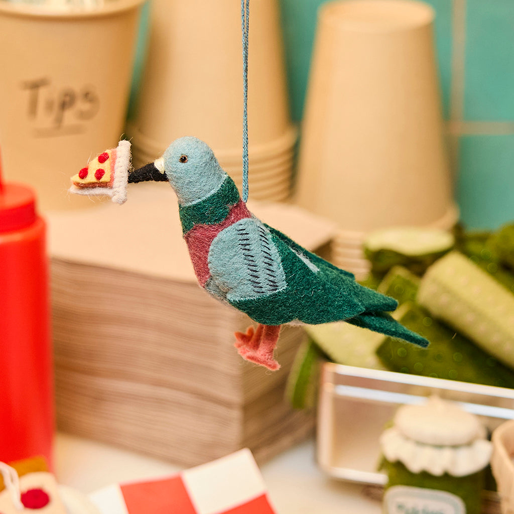 Hungry Urban Pizza Pigeon
