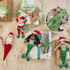 Christmas Mermaid Ornament Brown