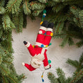 Santa in Christmas Lights