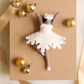 Nutcracker Snowflake Ballerina Brown