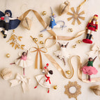 Nutcracker Snowflake Ballerina Brown