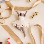 Nutcracker Snowflake Ballerina Brown