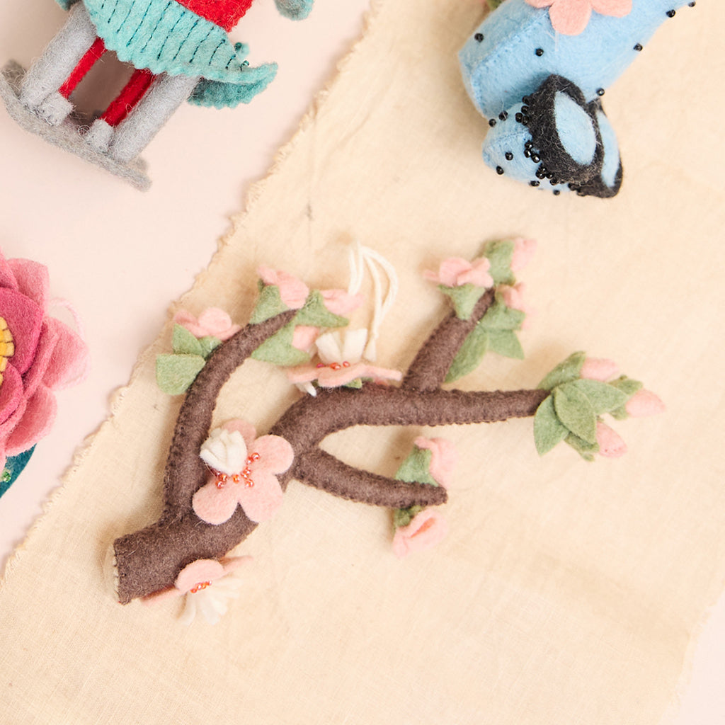 Sakura Cherry Blossoms Branch