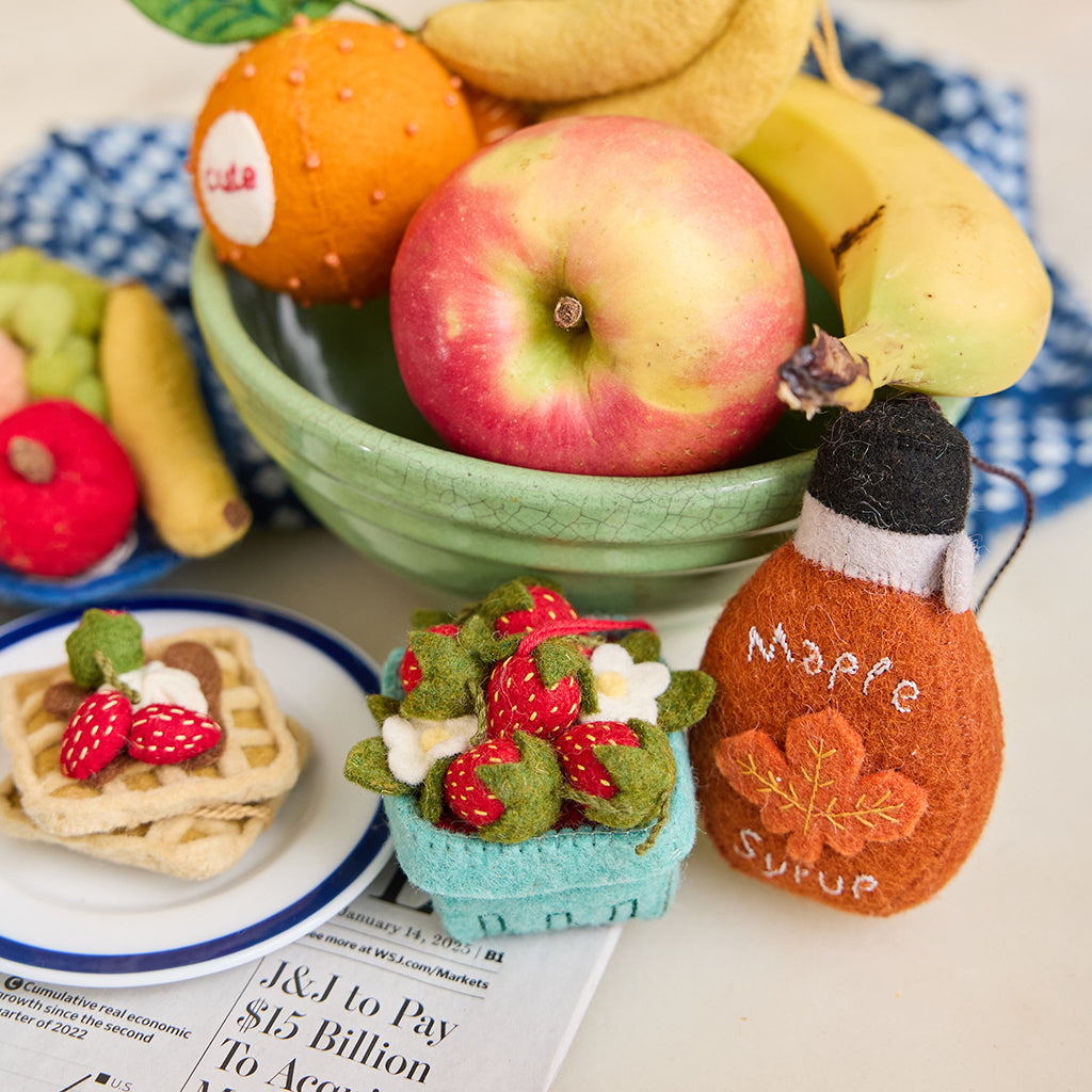 Strawberry Waffles Ornament