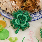 Four-Leaf Clover Beaded Ornament