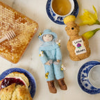 Blue Beekeeper Ornament