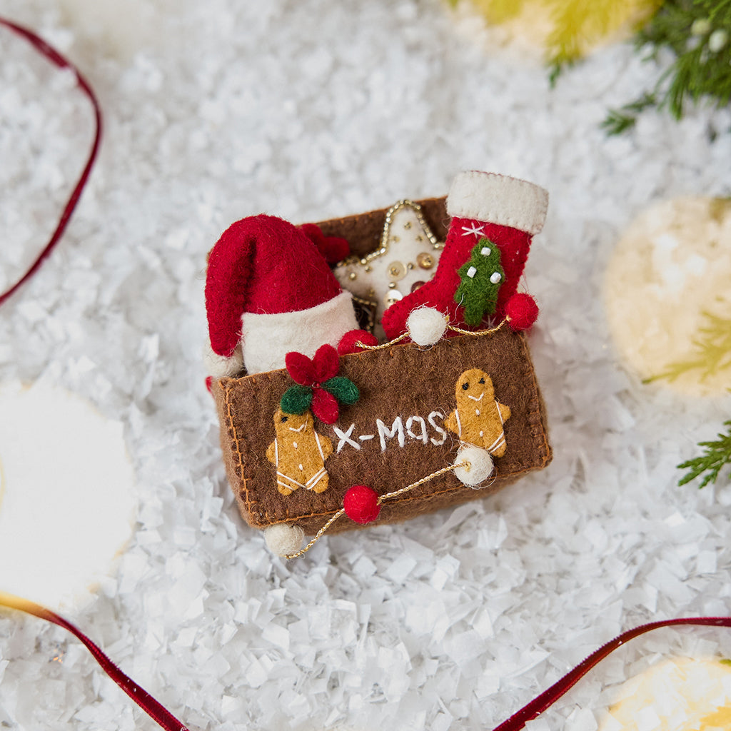 X-mas Decorations Box Ornament