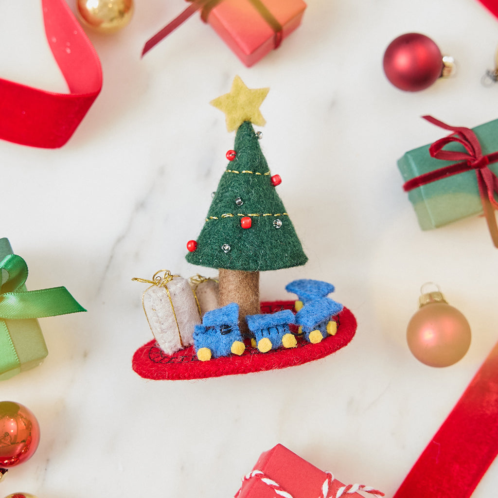 Train Around Christmas Tree