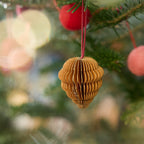 Christmas Honeycomb Paper Ornaments
