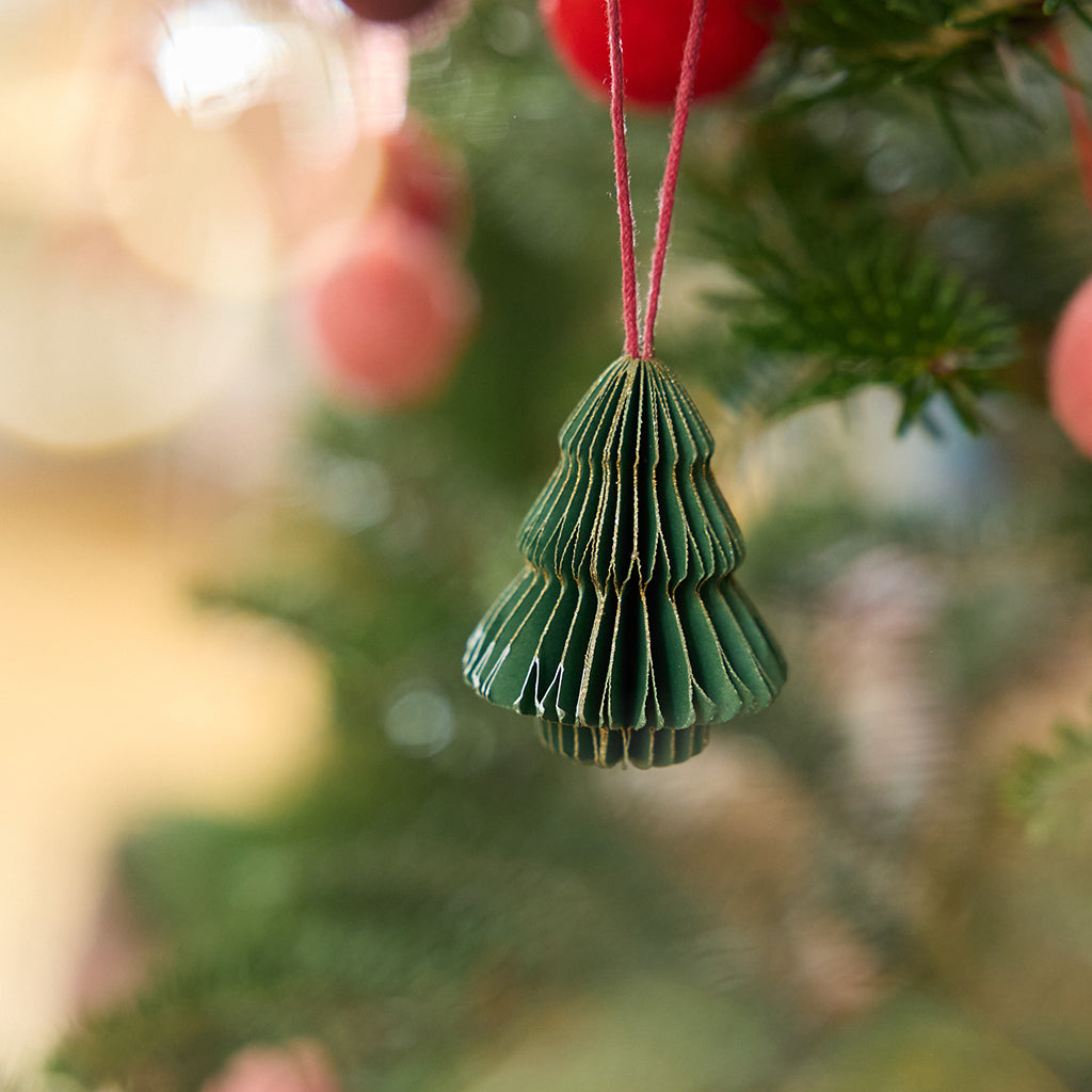 Christmas Honeycomb Paper Ornaments