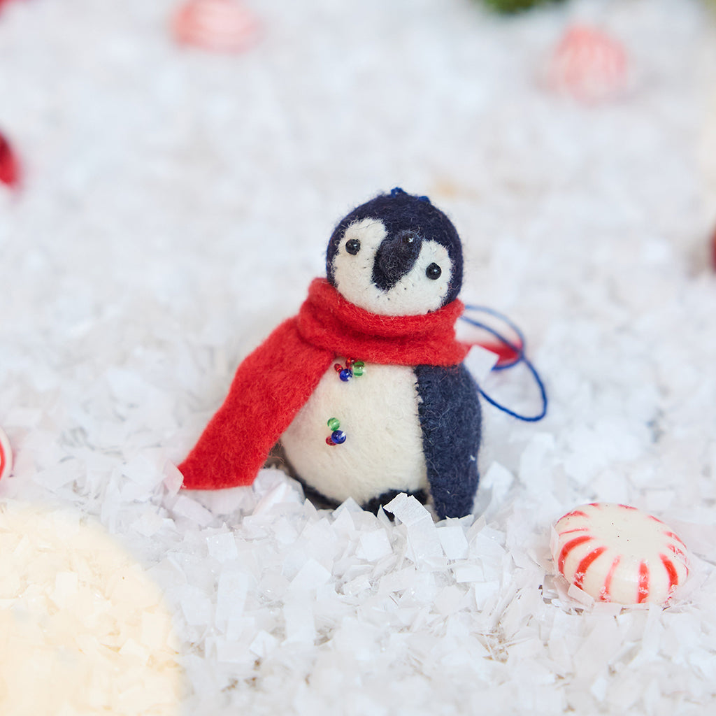 Little City Penguin Ornament