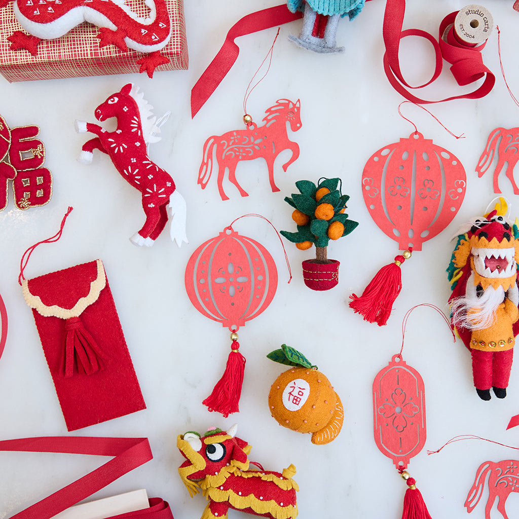 Lantern Paper Ornaments