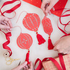 Lantern Paper Ornaments