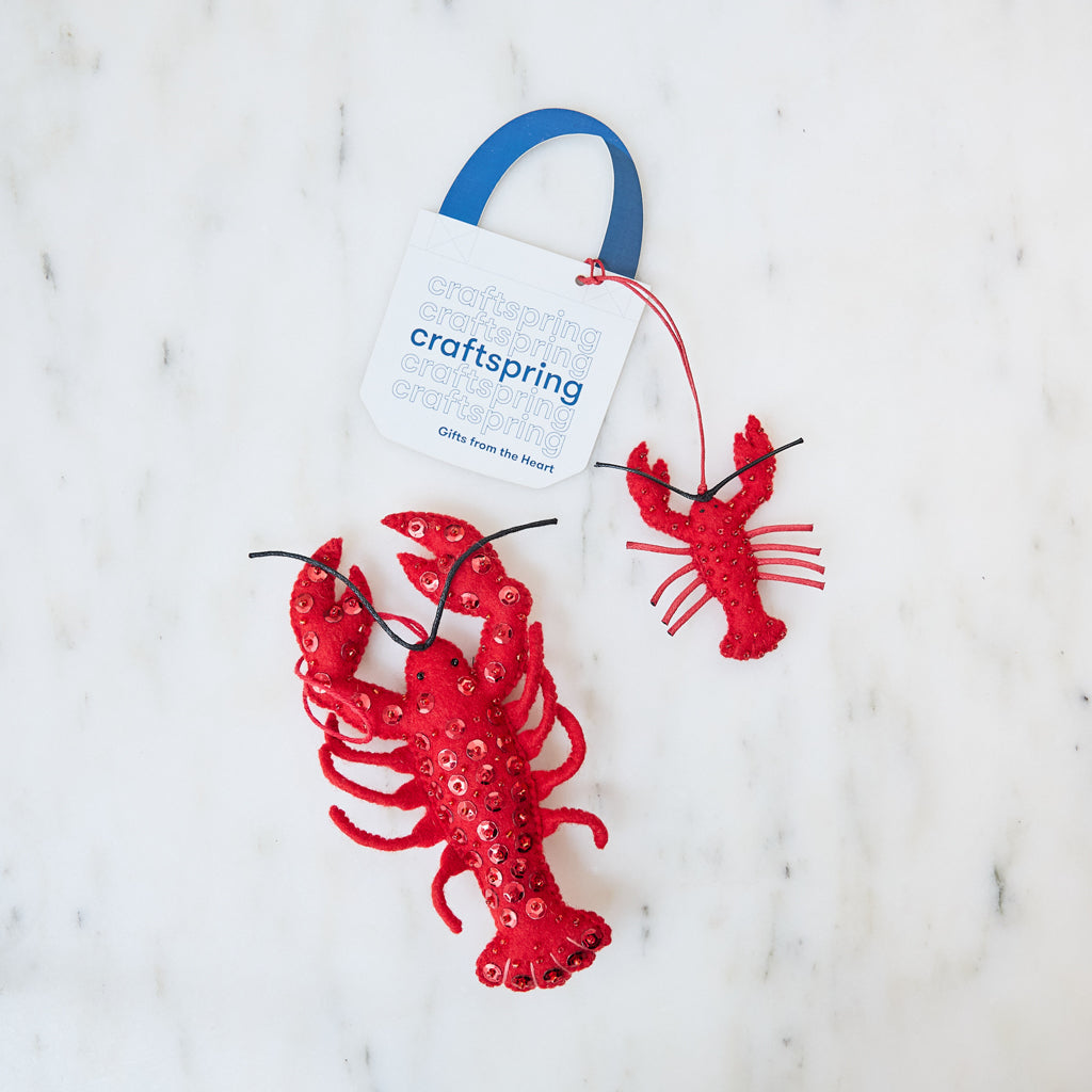 Red Lobster Bag Charm