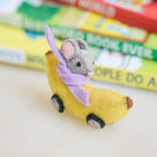 Mouse in Banana Car