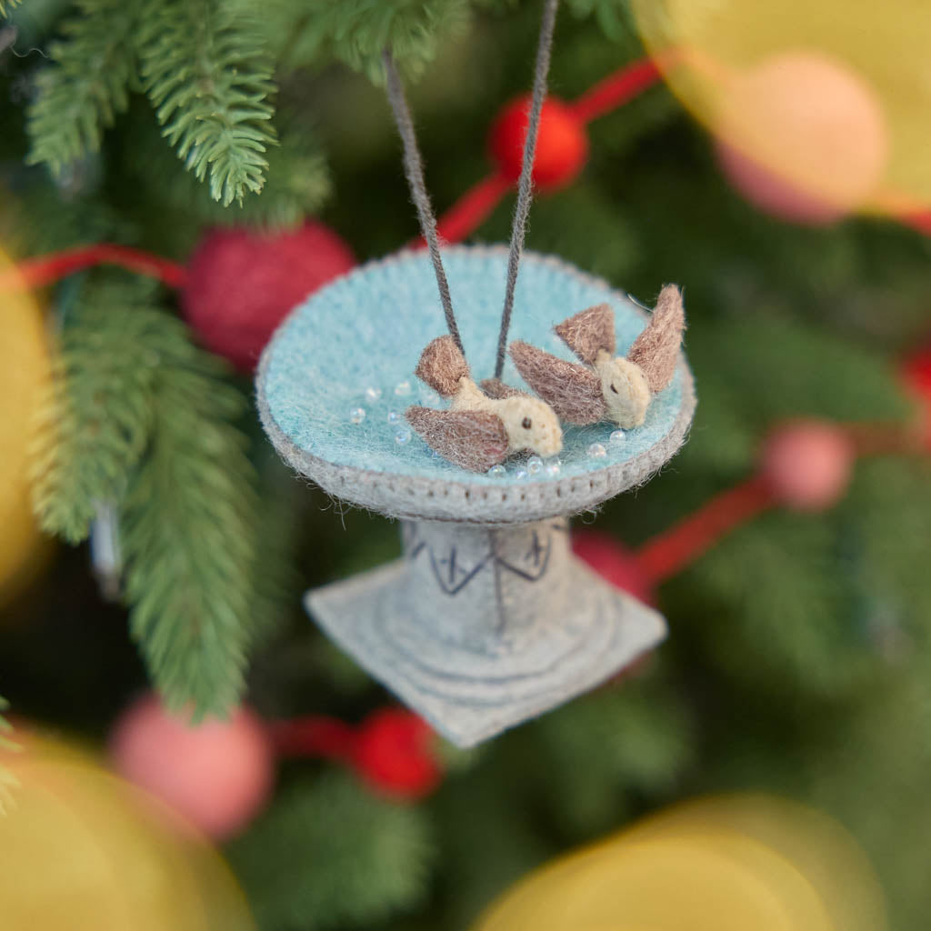 Bird Bath Ornament