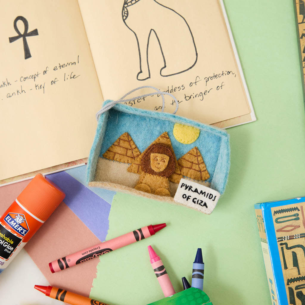 Pyramids of Giza Diorama