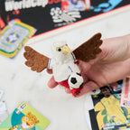 Eagle Playing Soccer Ornament
