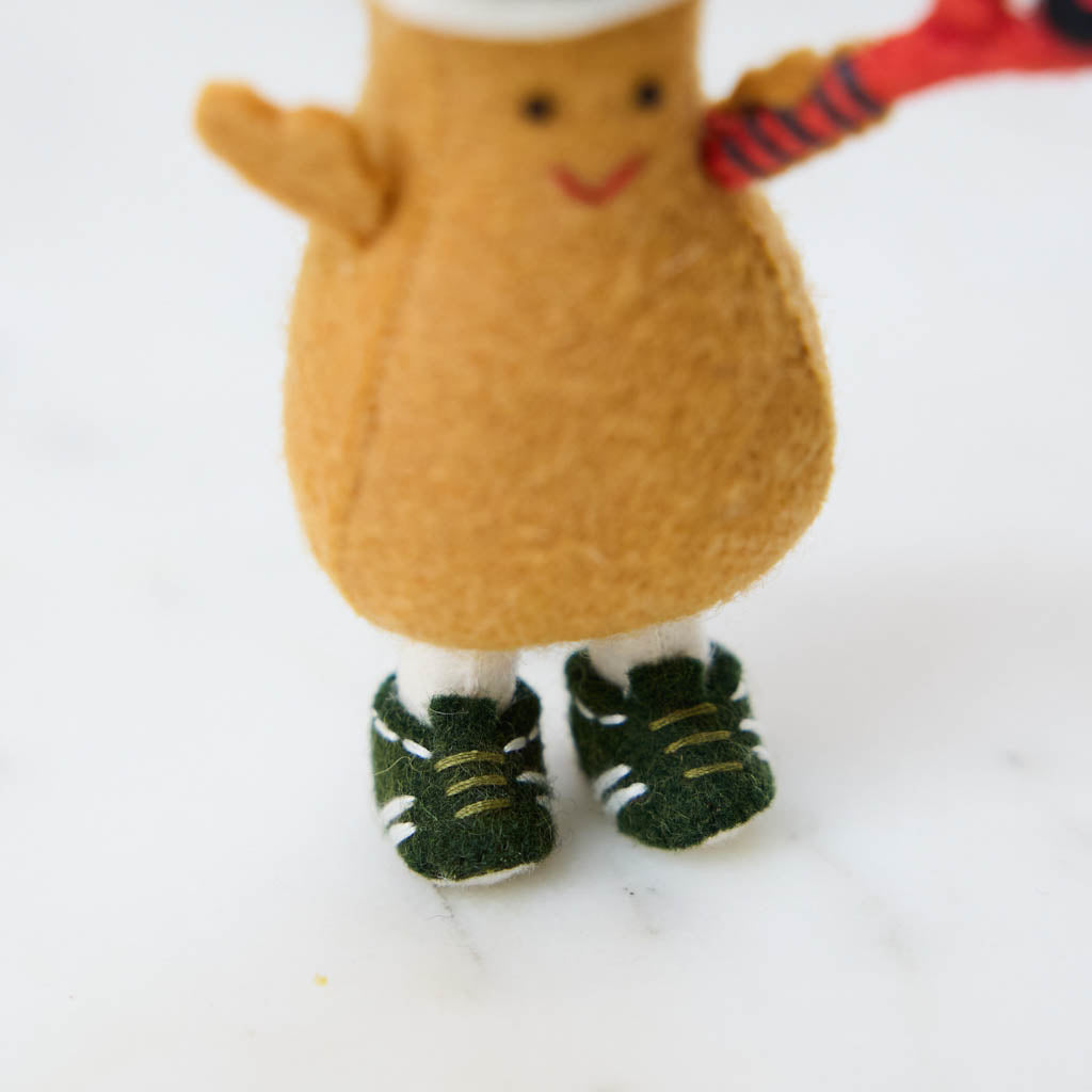Squash Playing Squash Ornament