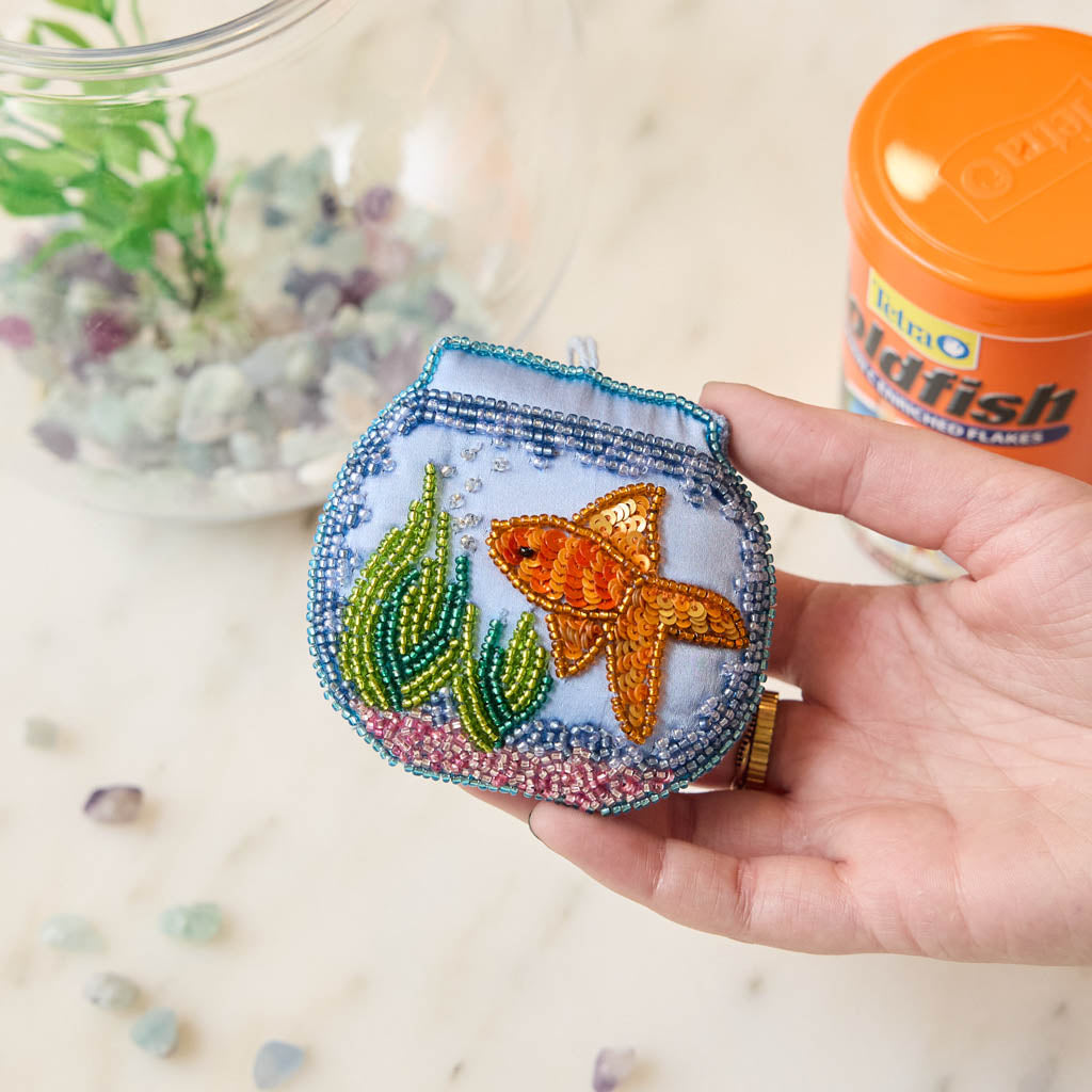 Fishbowl Beaded Ornament