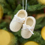 First Christmas Baby Booties