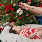 First Christmas Baby Booties