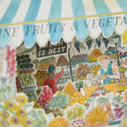 Vegetable Stand Pop-up Card