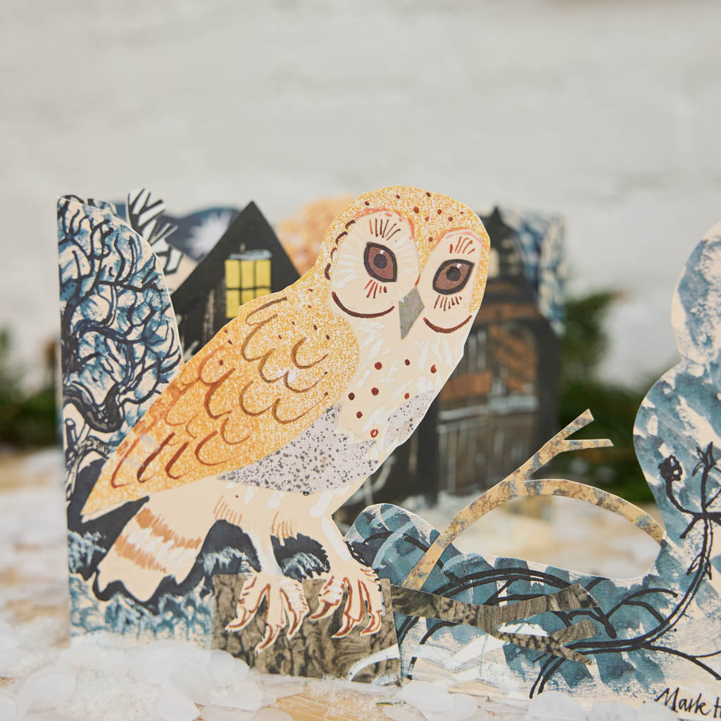Silent Flight Tri-Fold Card