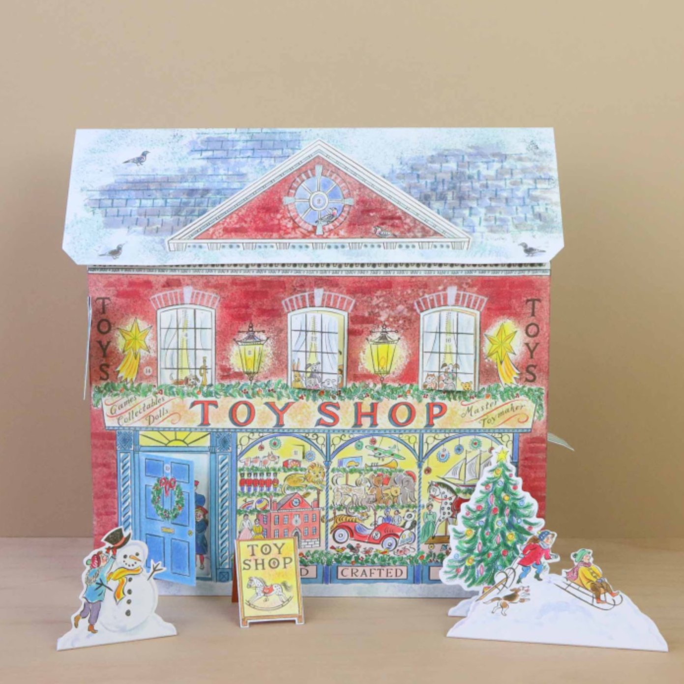 Toy Shop Paper Calendar