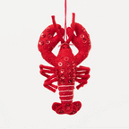 Bejeweled Red Lobster Ornament