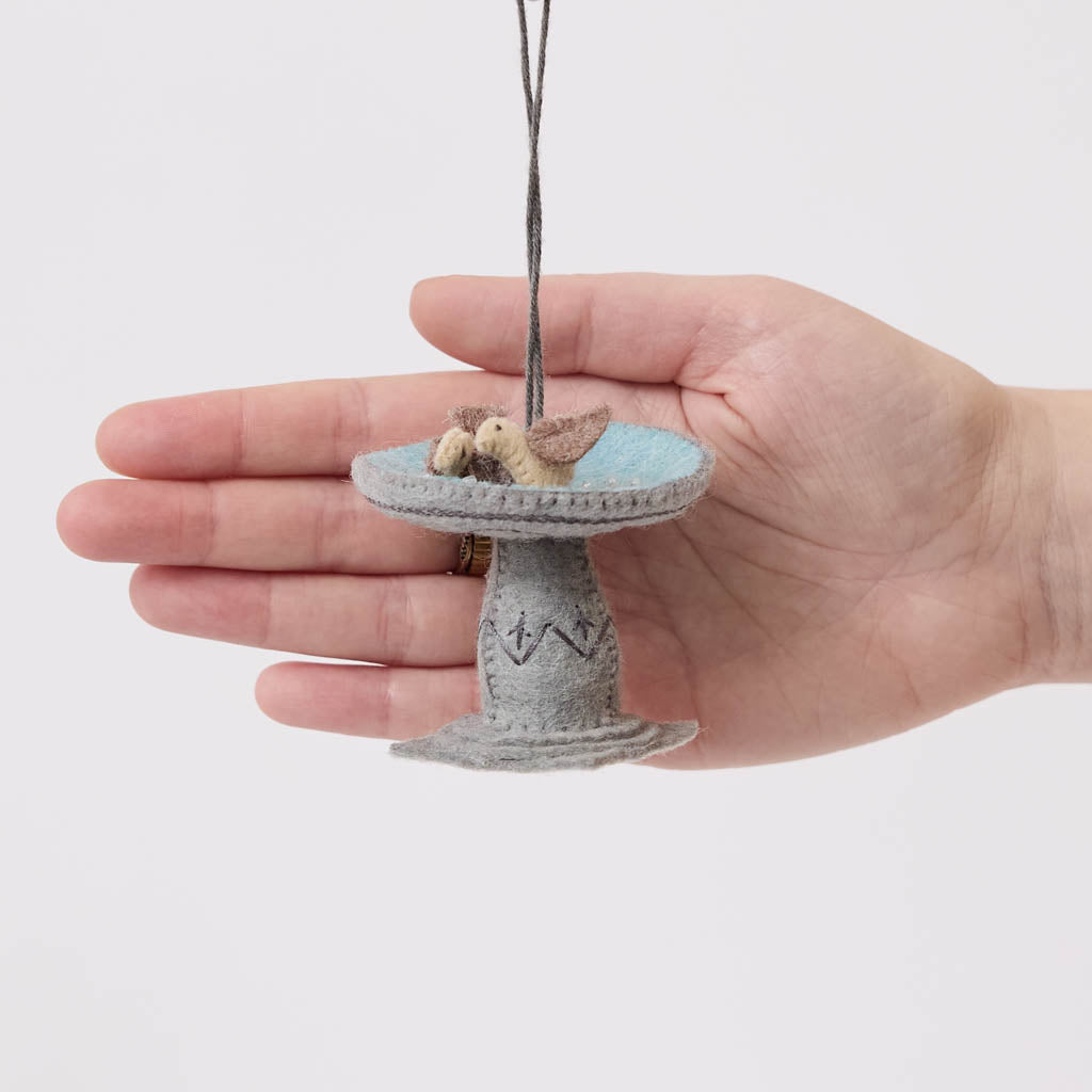 Bird Bath Ornament