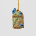 Birdcage Beaded Ornament