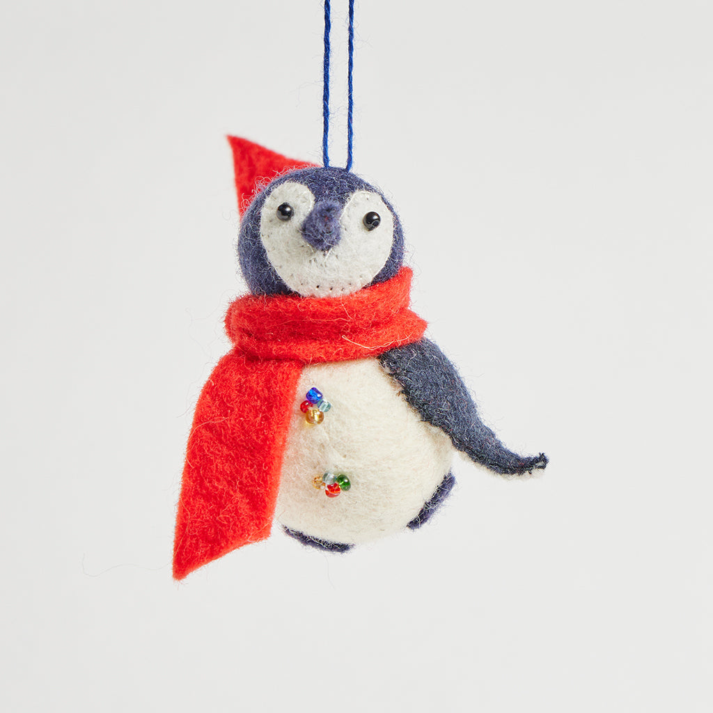 Little City Penguin Ornament