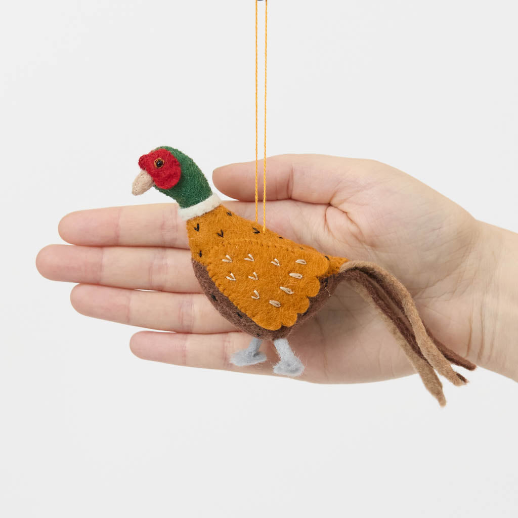 Country Pheasant Ornament