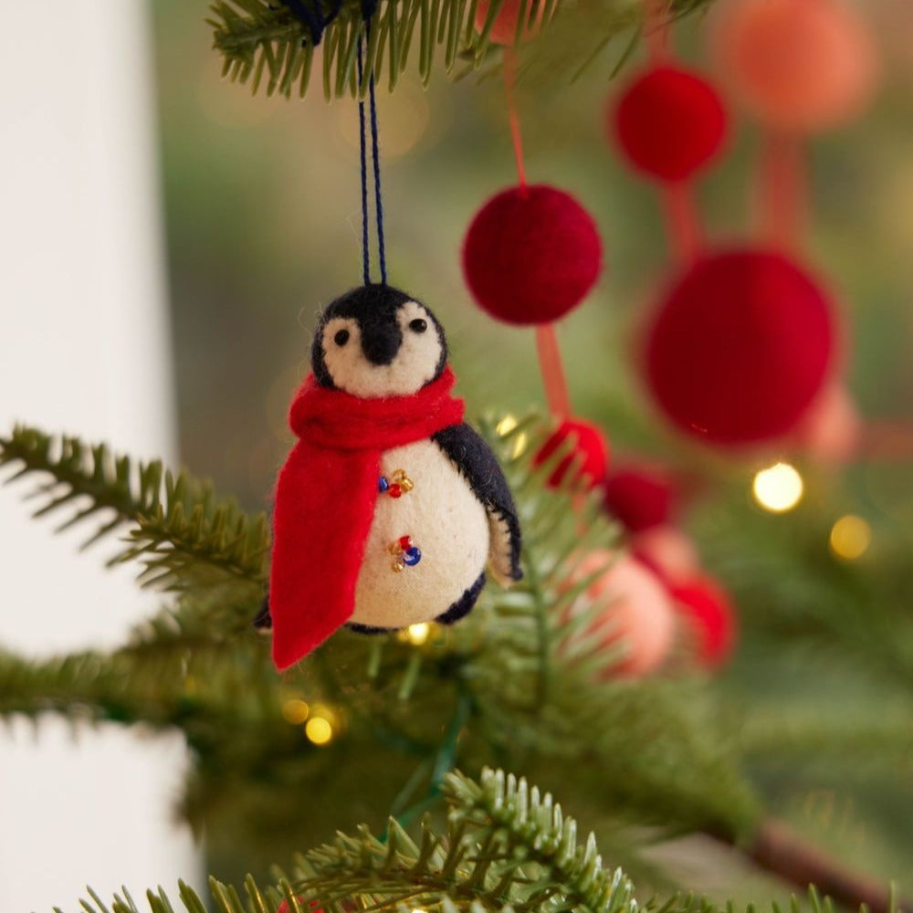 Little City Penguin Ornament