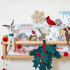 Santa Hedgehog Ornament