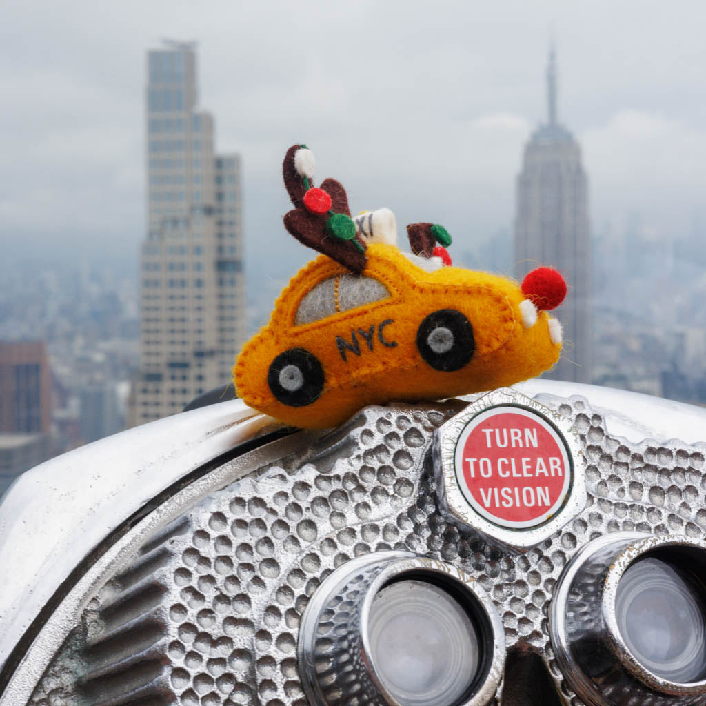 Rudolph Taxi Ornament