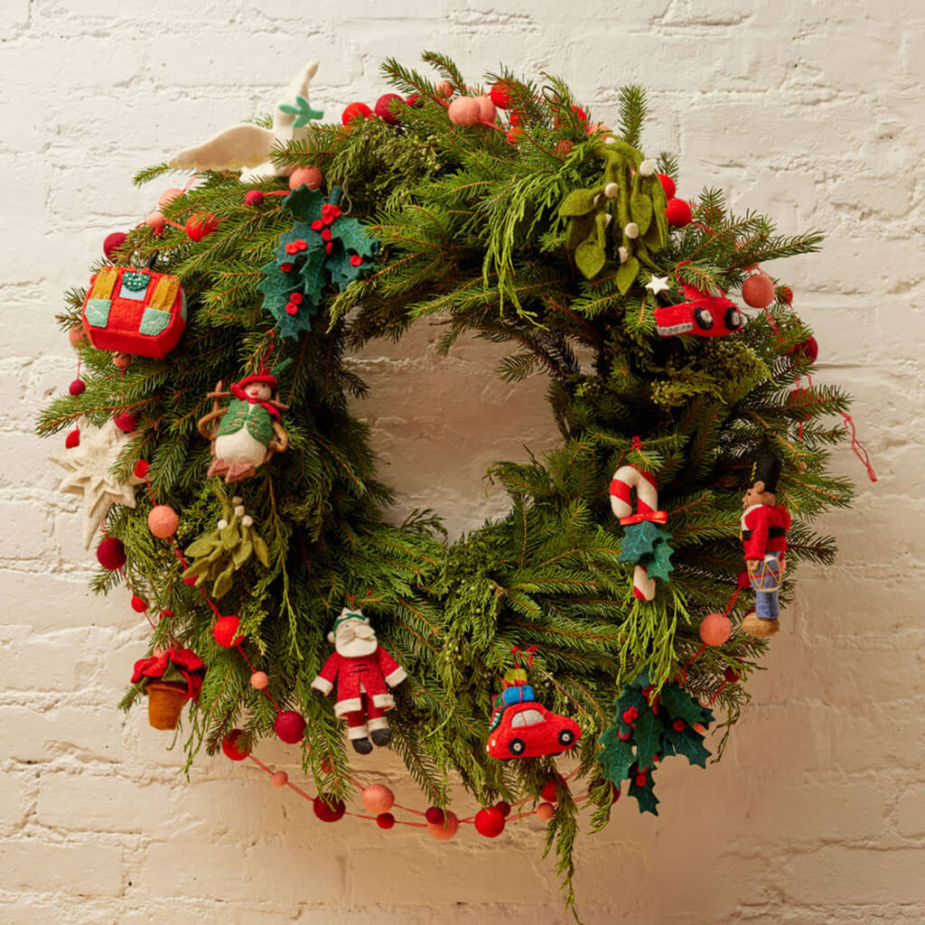 Brights Red Ball Garland