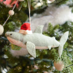 Santa Shark with Gift