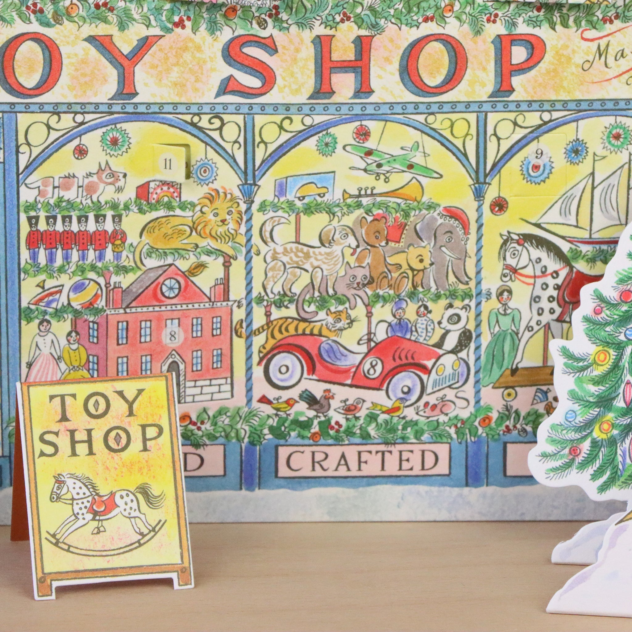 Toy Shop Paper Calendar