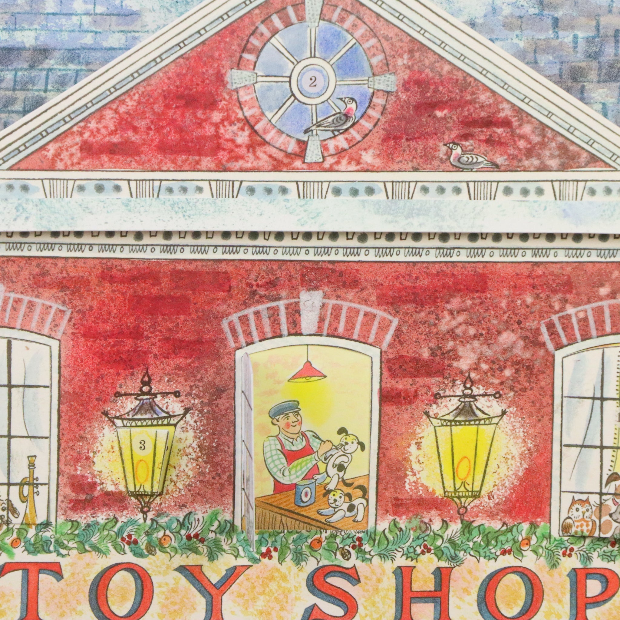 Toy Shop Paper Calendar