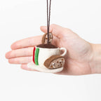 Espresso with Biscotti Ornament