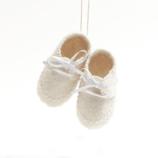 First Christmas Baby Booties