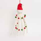White Santapus with Garland
