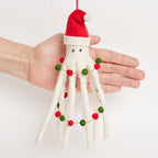 White Santapus with Garland