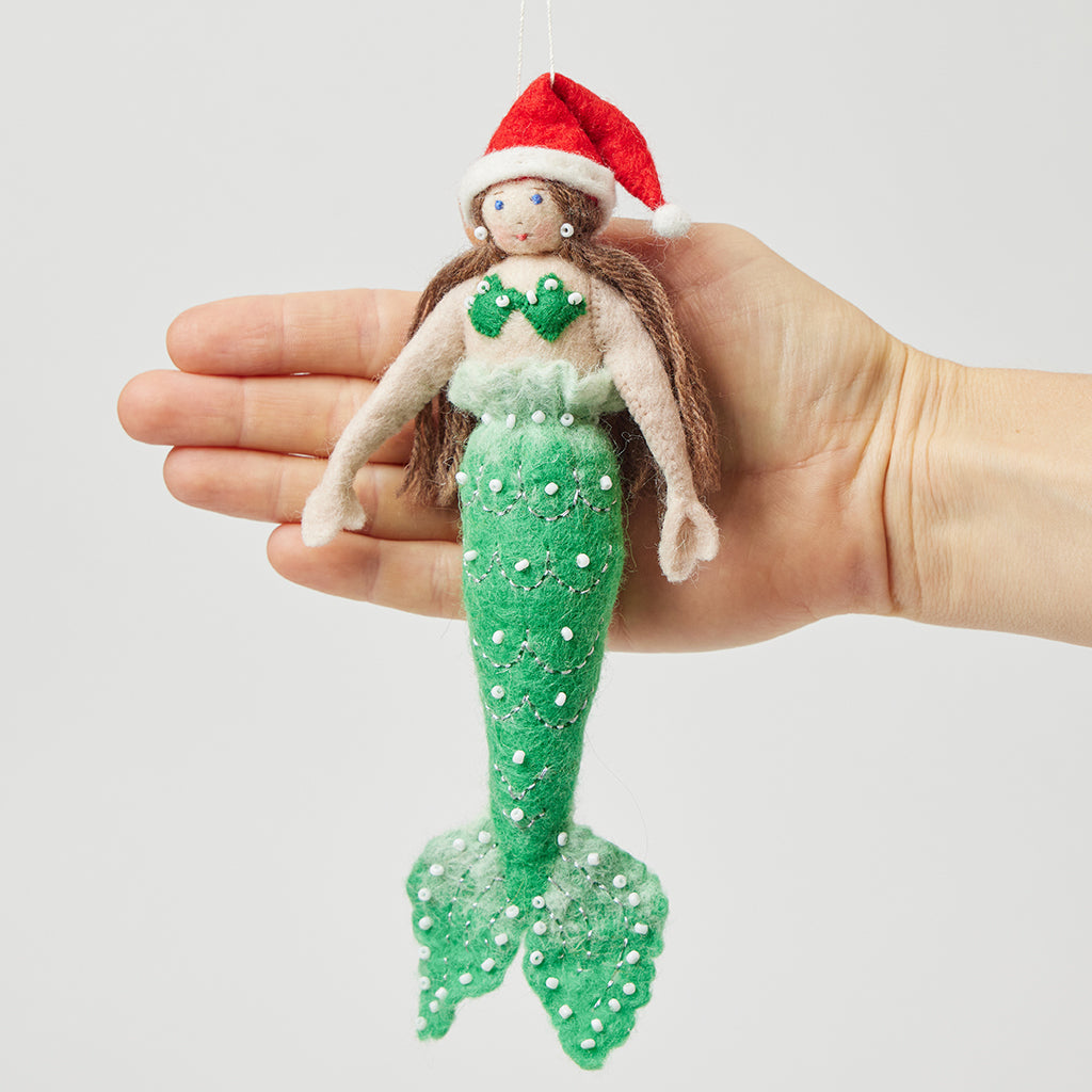 Christmas Mermaid Ornament Light