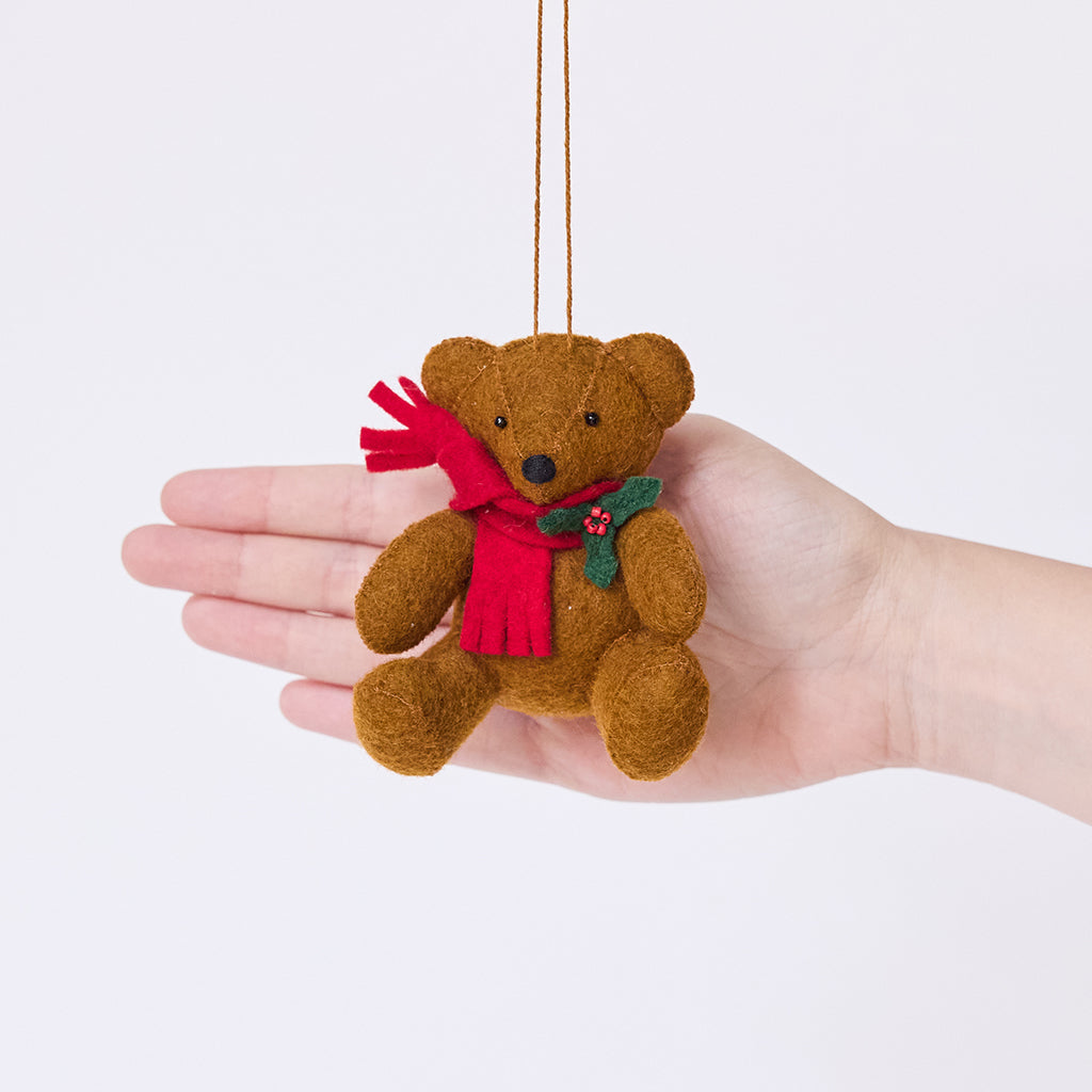 Holiday Teddy Bear Ornament